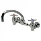 Zurn Z843J2-XL Sink Faucet  9-1/2in Tubular Spout  Four-Arm Hles. Lead-free
